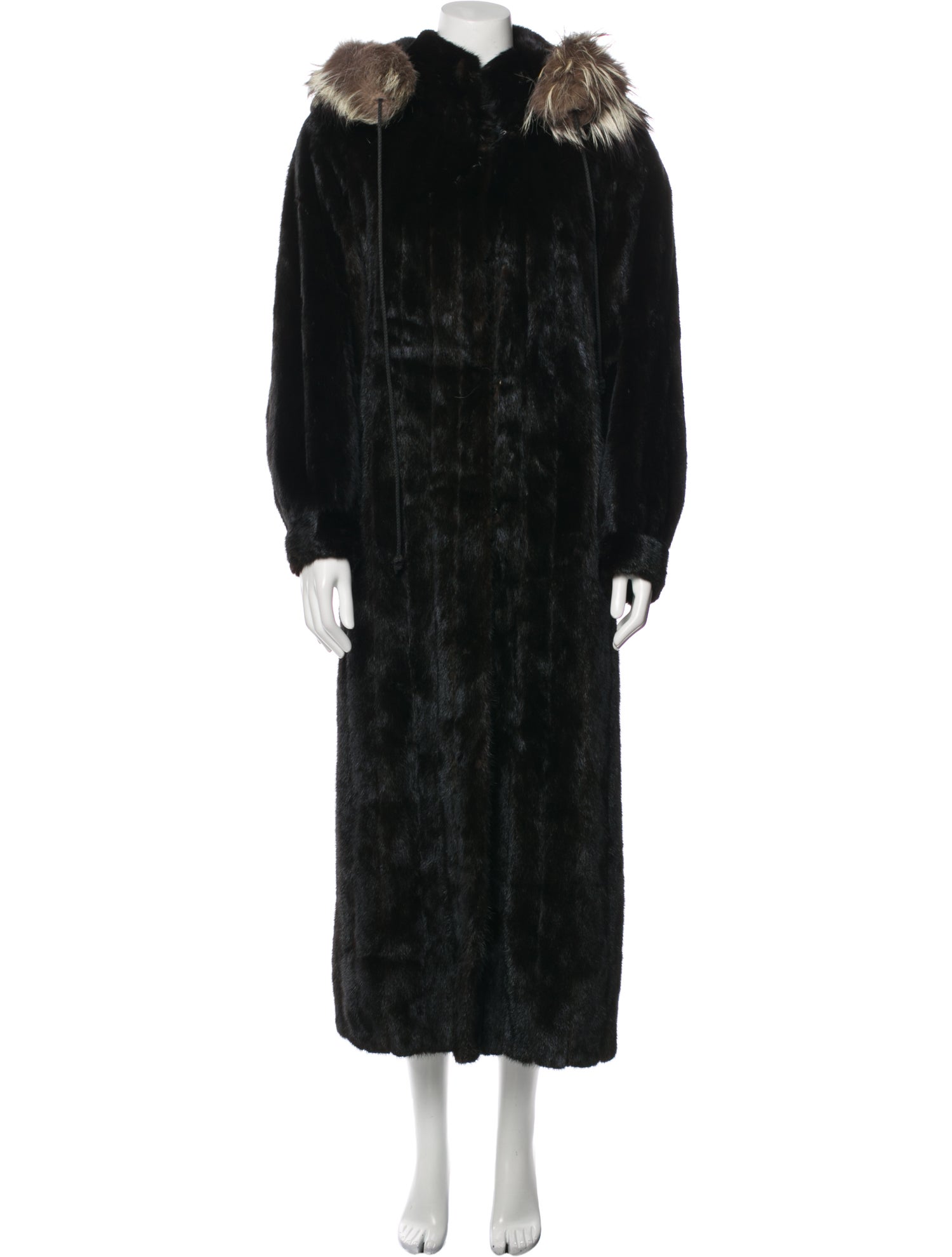 Adriana Fur Coat Brown Coats, Clothing WADAA20006 The RealReal