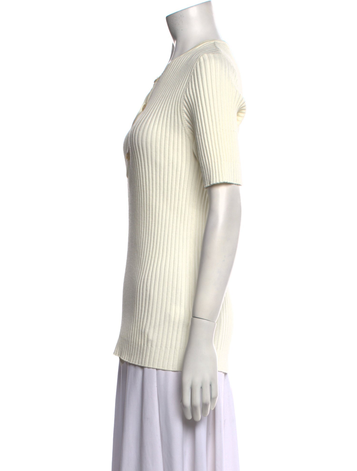 Andrea Adamo Crew Neck Short Sleeve Polo