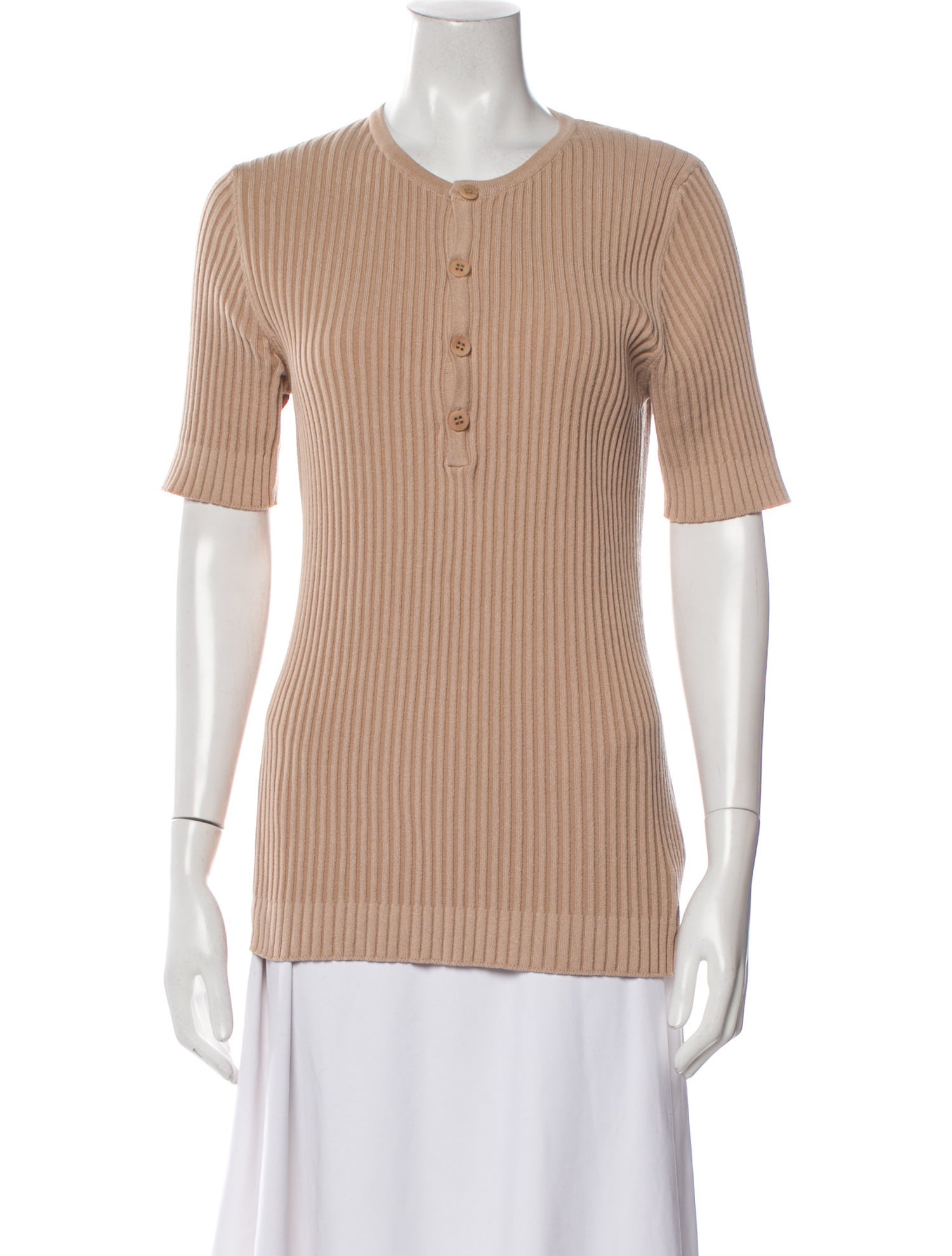 Andrea Adamo Crew Neck Short Sleeve Top