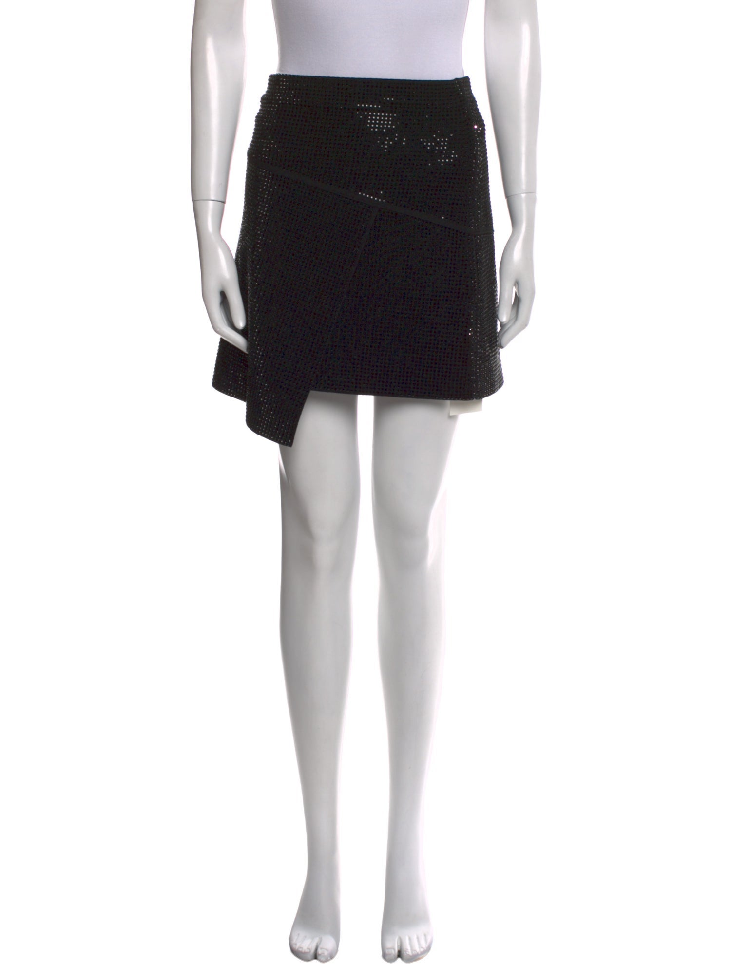 Andrea Adamo Crystal Embellishments Mini Skirt