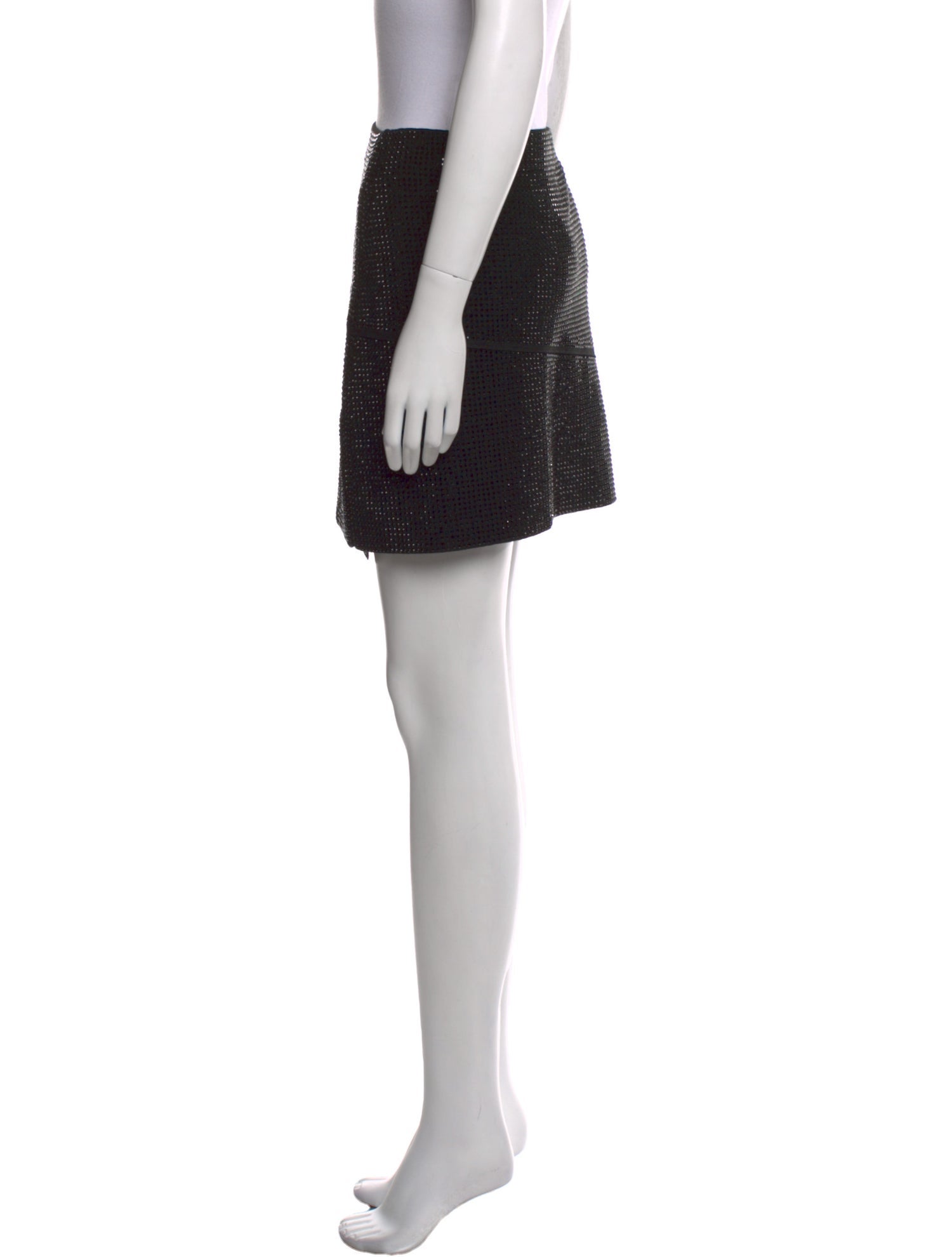 Andrea Adamo Crystal Embellishments Mini Skirt