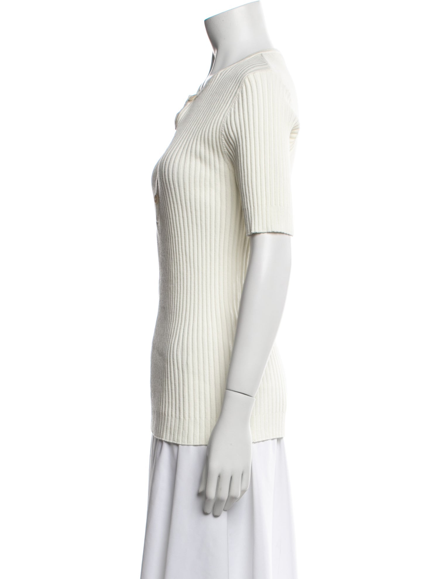 Andrea Adamo Crew Neck Short Sleeve Polo