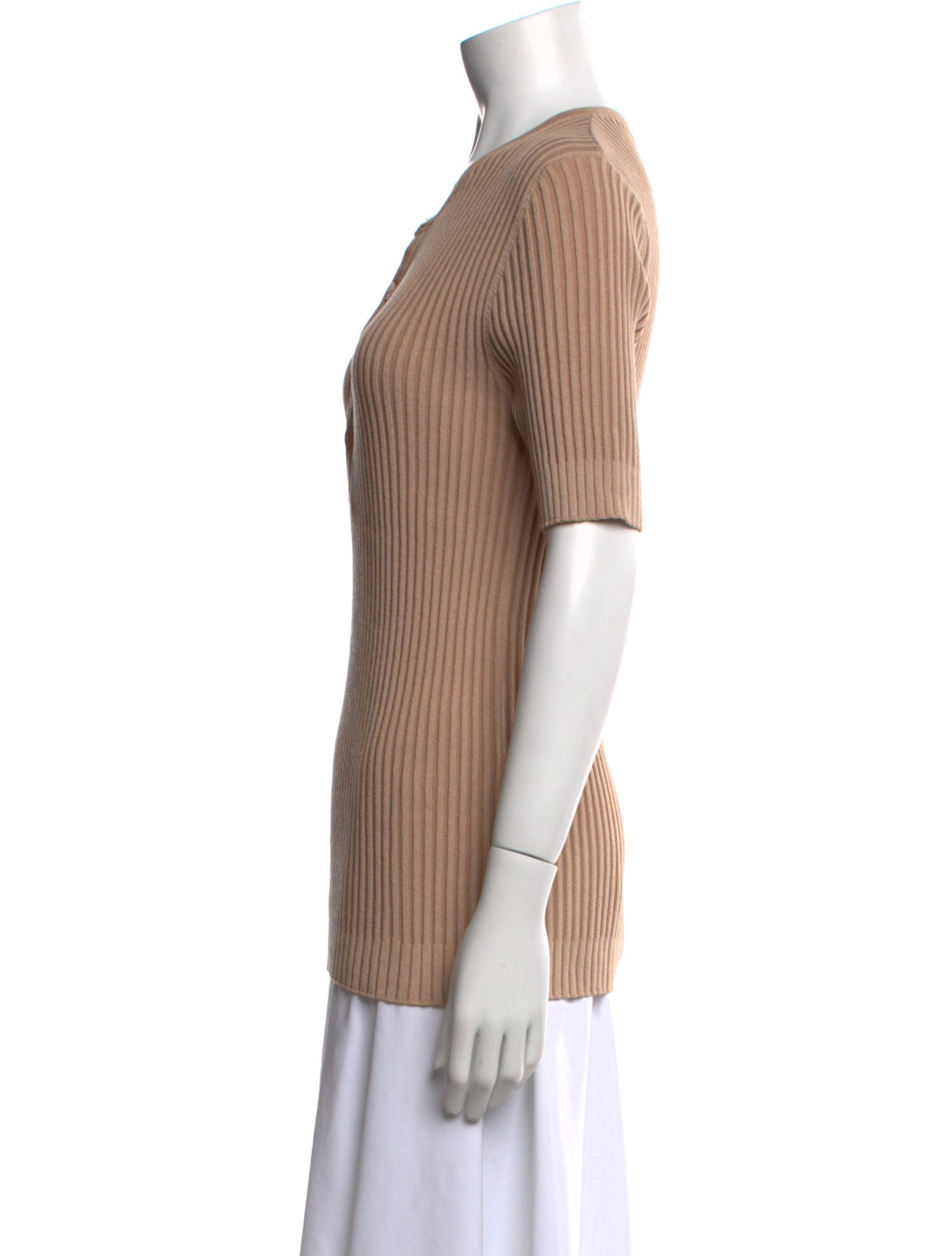 Andrea Adamo Crew Neck Short Sleeve Polo