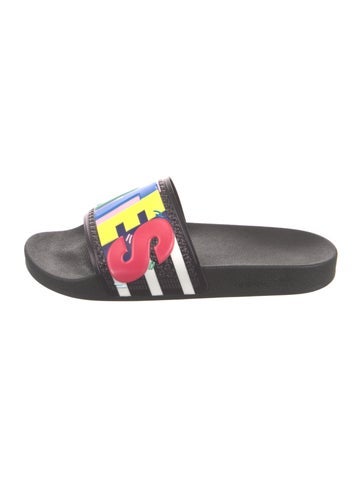 adidas Originals Sandals Adilette Slide Kris Andrew Small Pride Collection Rubber Slides 10