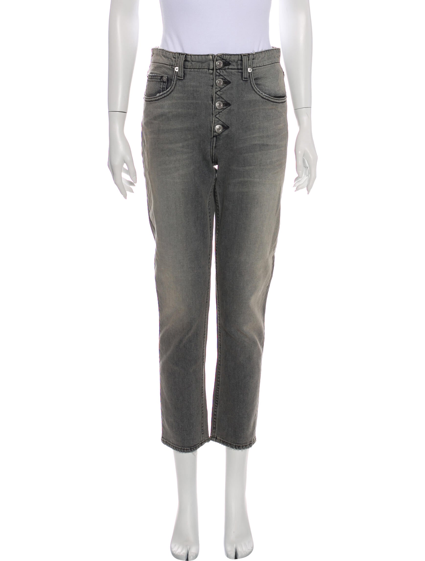Adaptation Mid-Rise Straight Leg Jeans