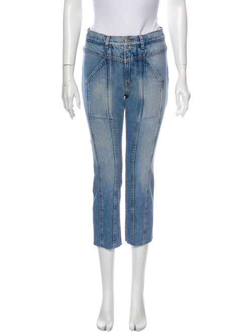 Adaptation Low-Rise Straight Leg Jeans Blue