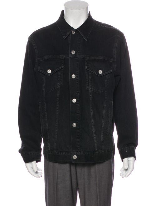 Adaptation Graphic Print Denim Jacket Denim