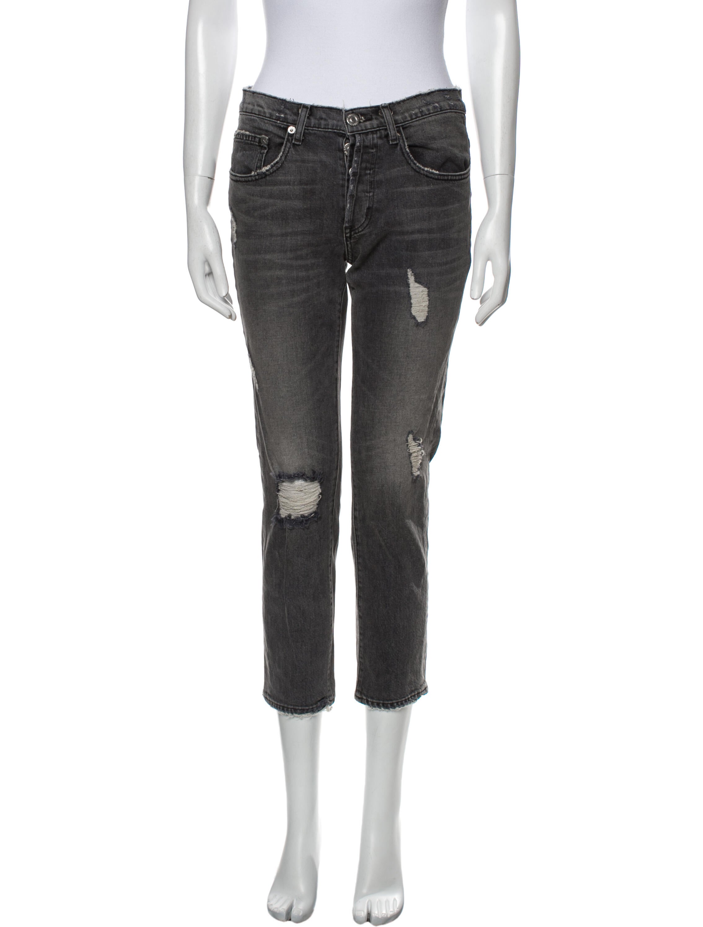 Adaptation Mid-Rise Straight Leg Jeans