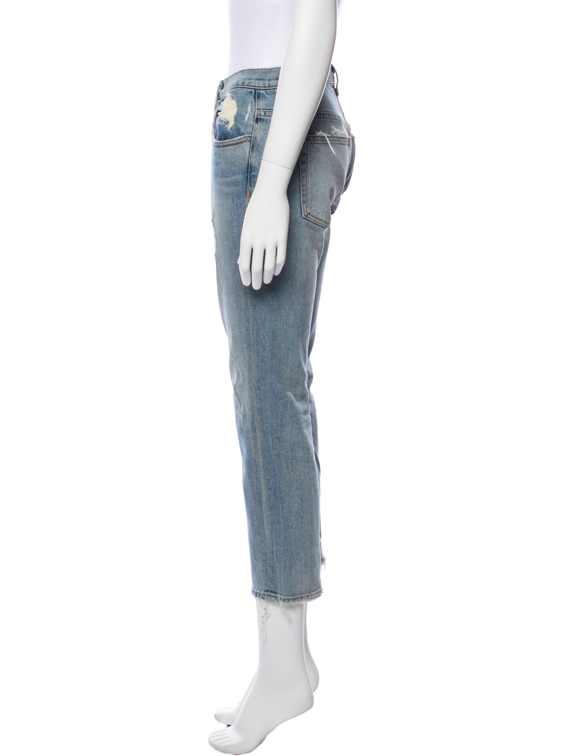 Adaptation Mid-Rise Straight Leg Jeans