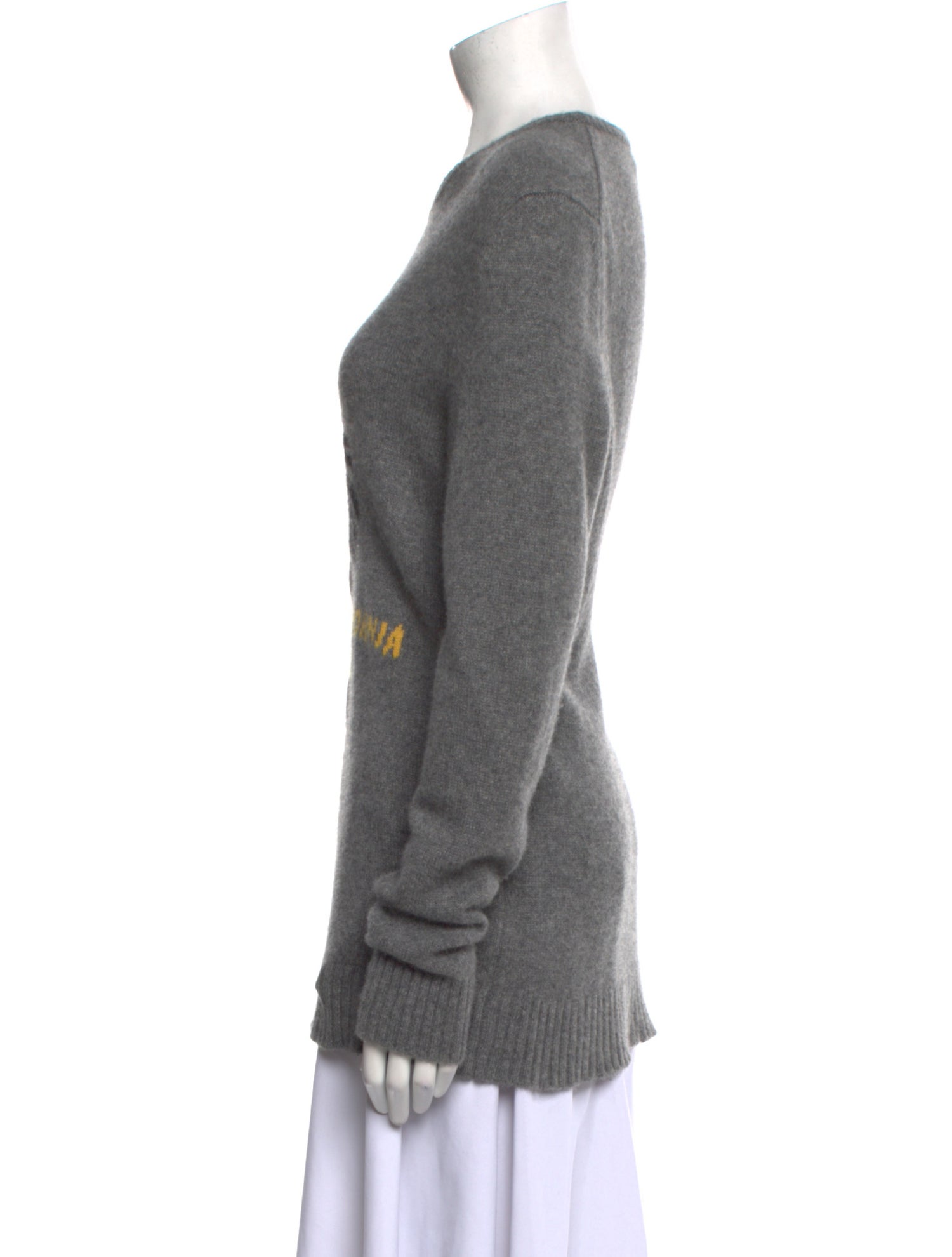 Adaptation Cashmere Graphic Print Sweater