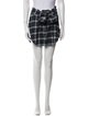 Adaptation Plaid Print Mini Skirt