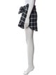 Adaptation Plaid Print Mini Skirt