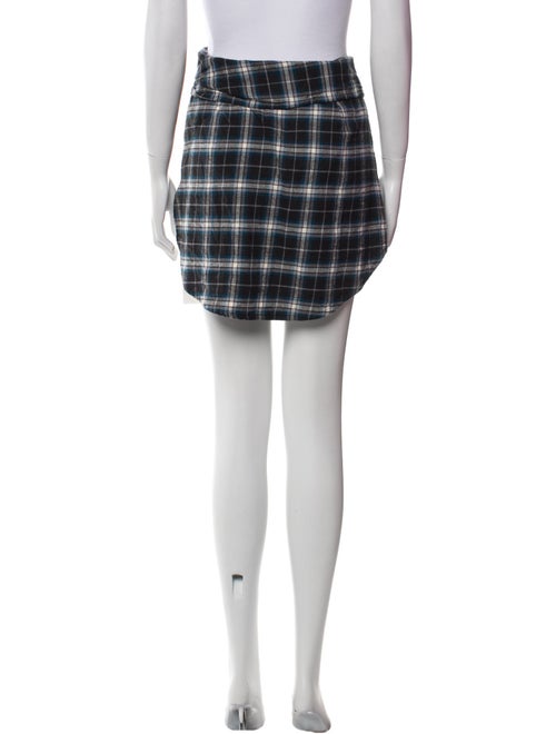 Adaptation Plaid Print Mini Skirt