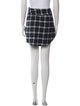 Adaptation Plaid Print Mini Skirt
