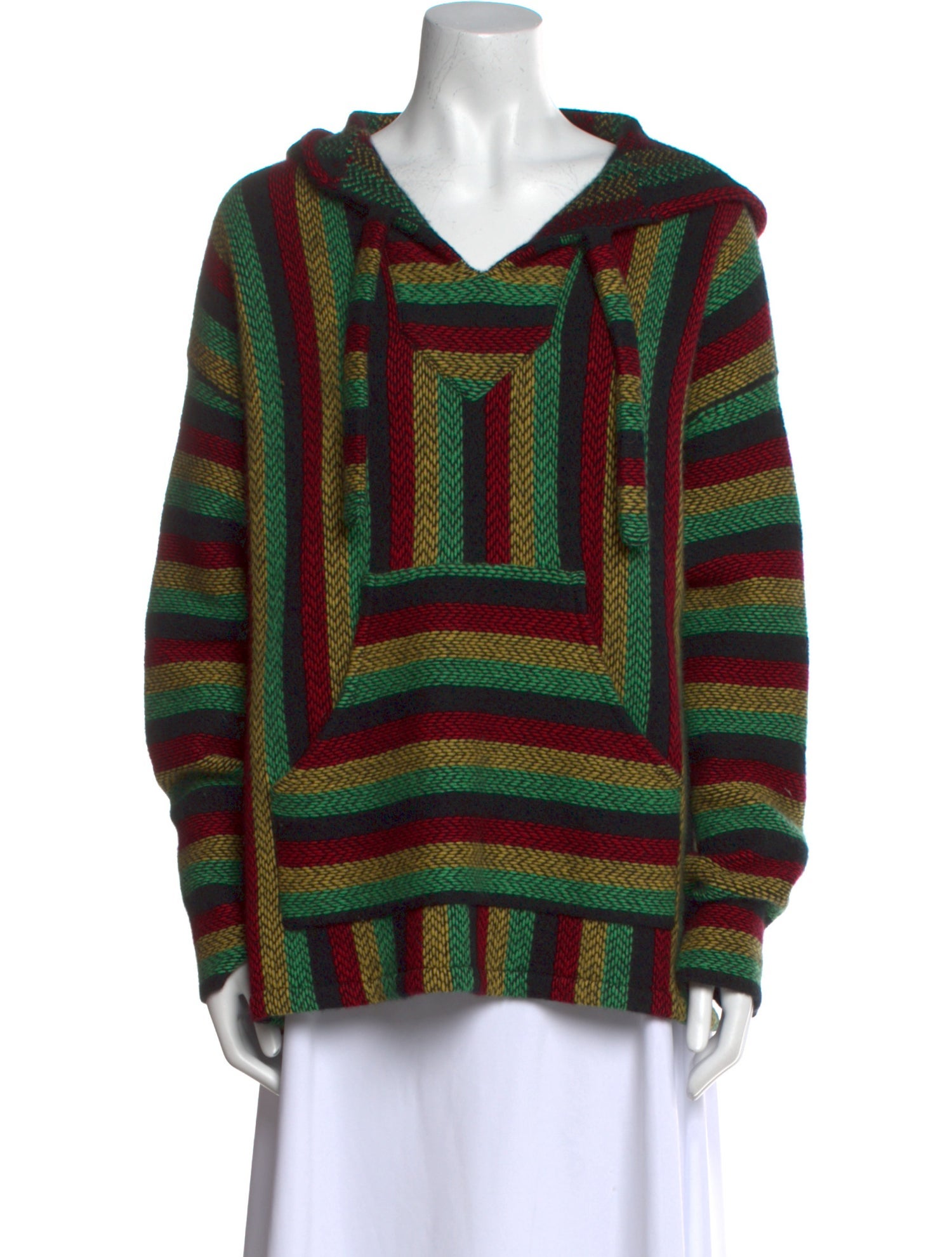 Adaptation Cashmere Striped Sweater