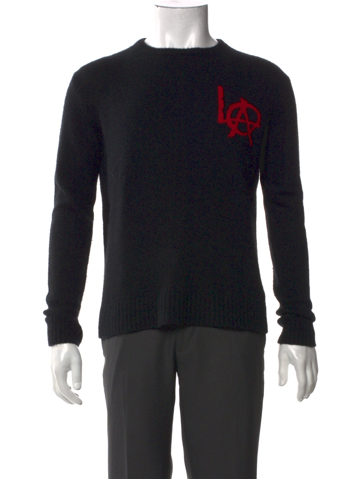 Adaptation Cashmere Graphic Print Pullover