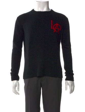 Adaptation Cashmere Graphic Print Pullover