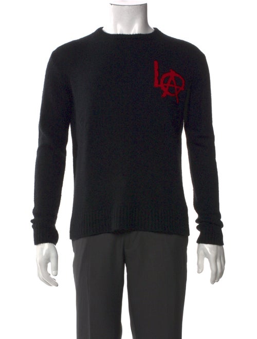 Adaptation Cashmere Graphic Print Pullover