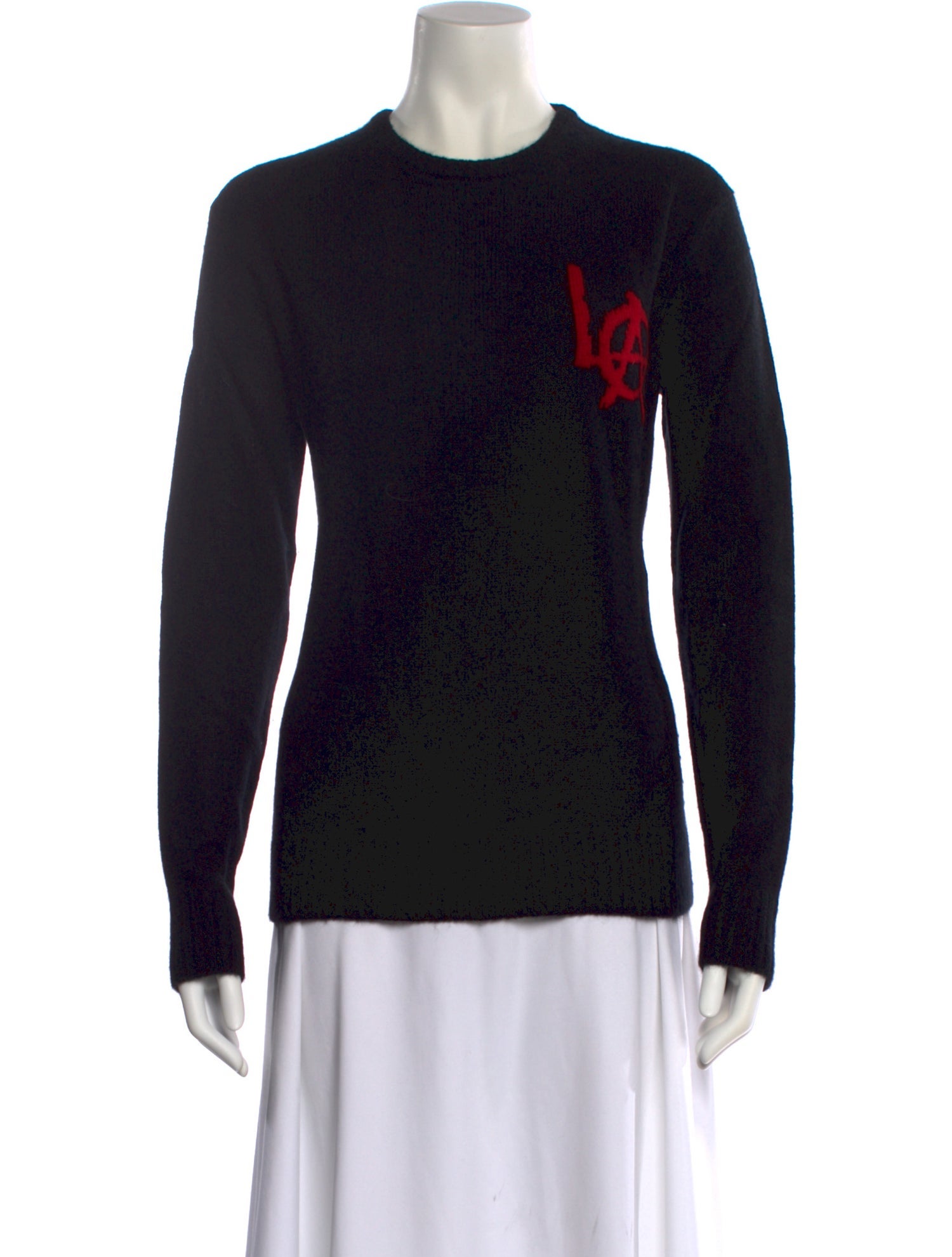 Adaptation Cashmere Graphic Print Sweater