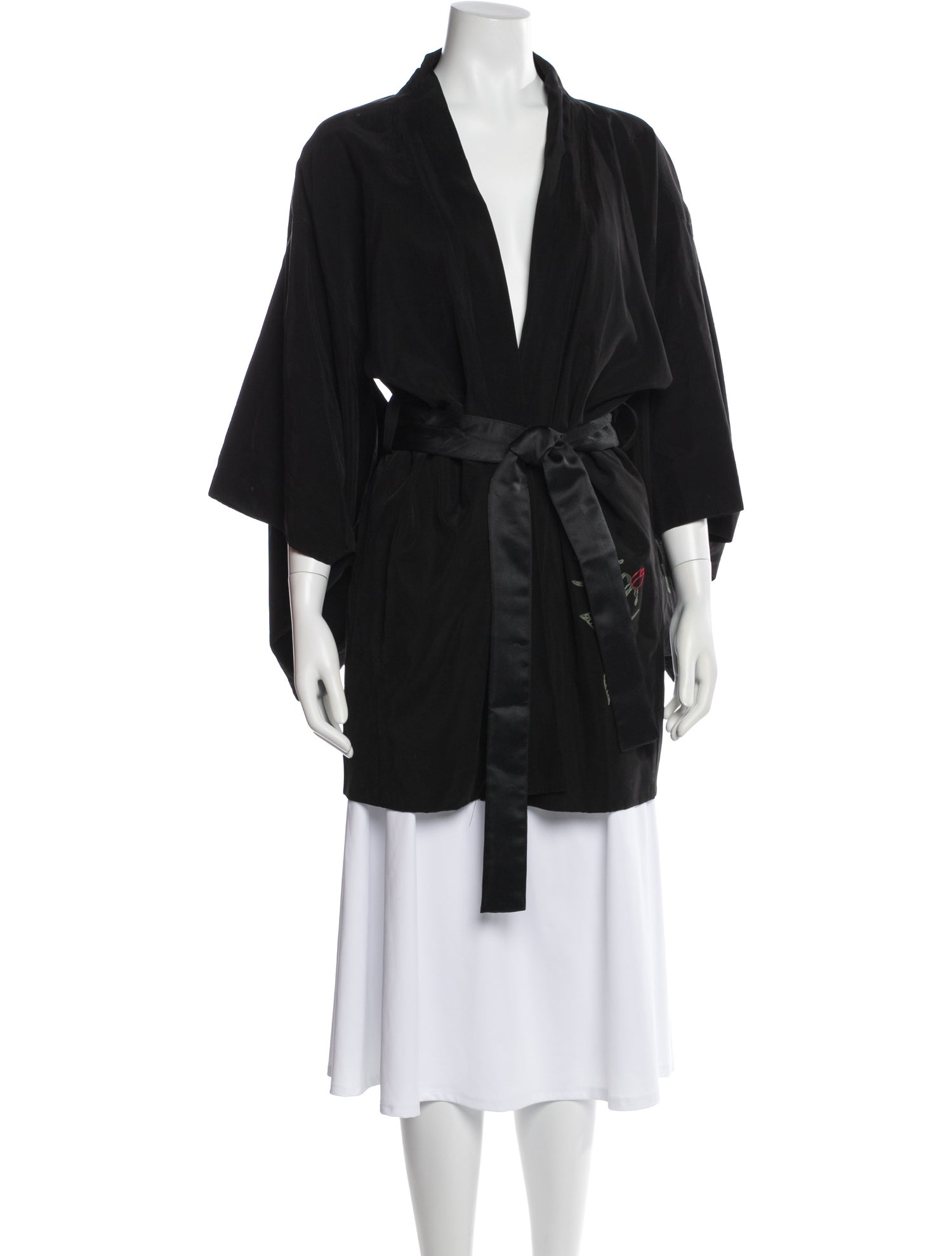 Adaptation Embroidered Accent Robe