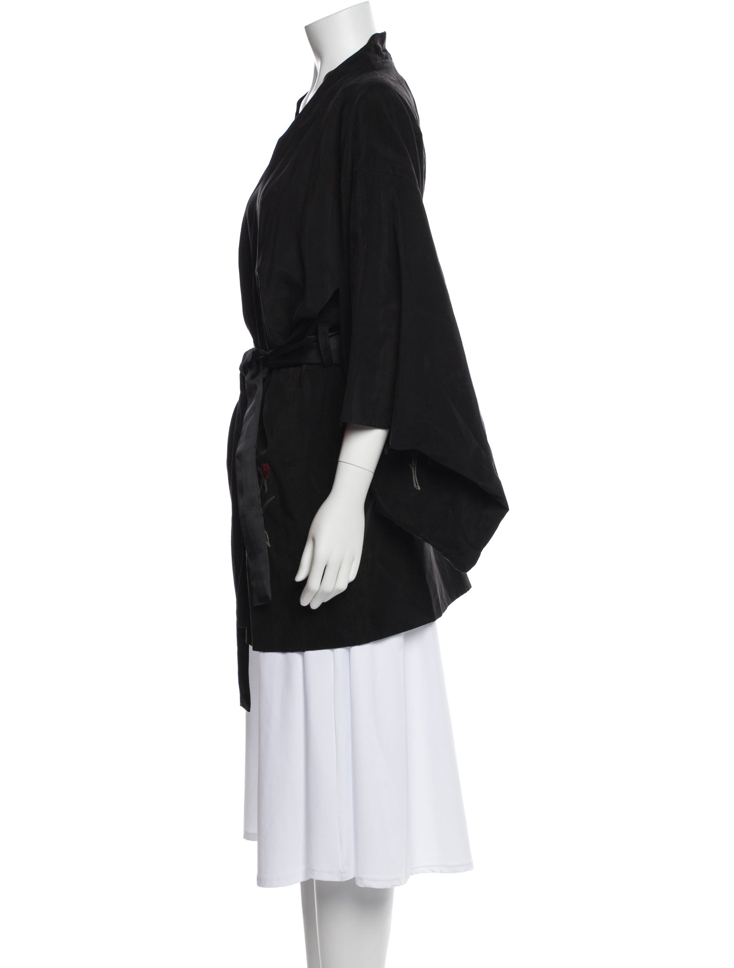 Adaptation Embroidered Accent Robe