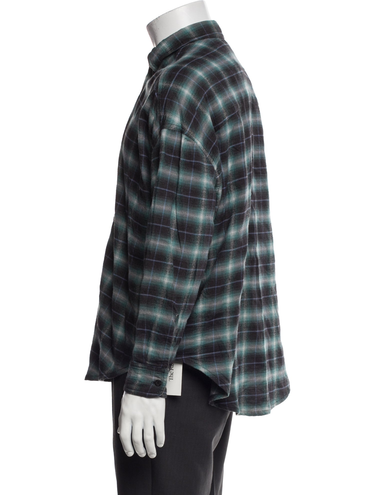 Adaptation Plaid Print Long Sleeve Shirt