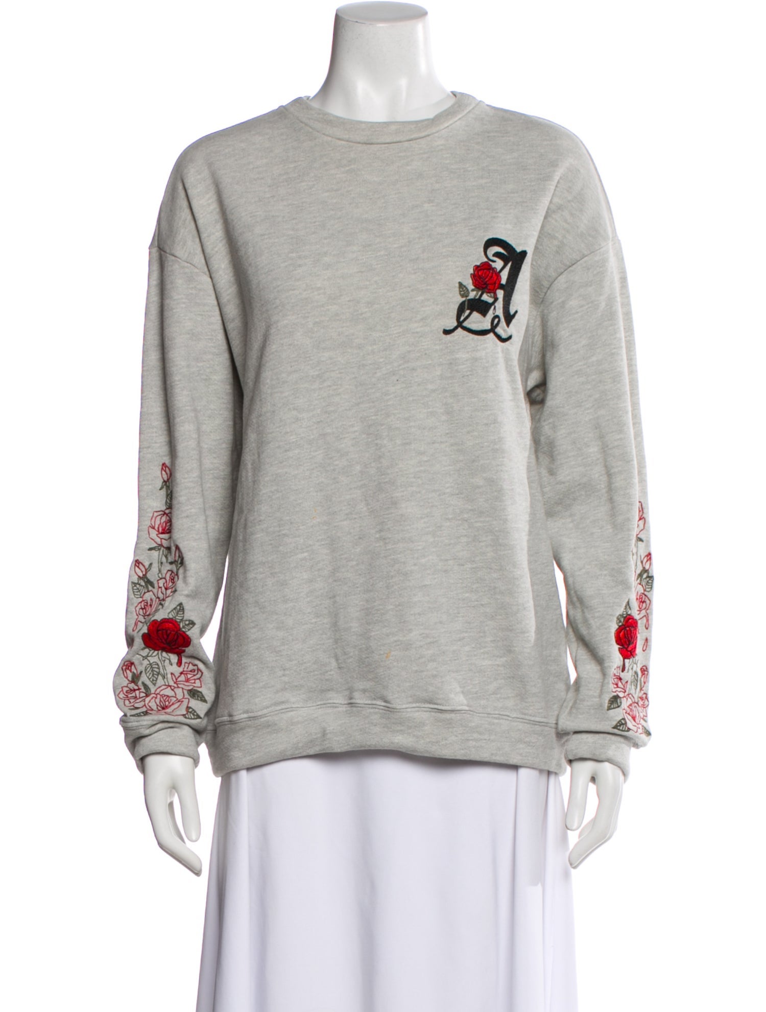 Adaptation Floral Print Crew Neck Sweatshirt