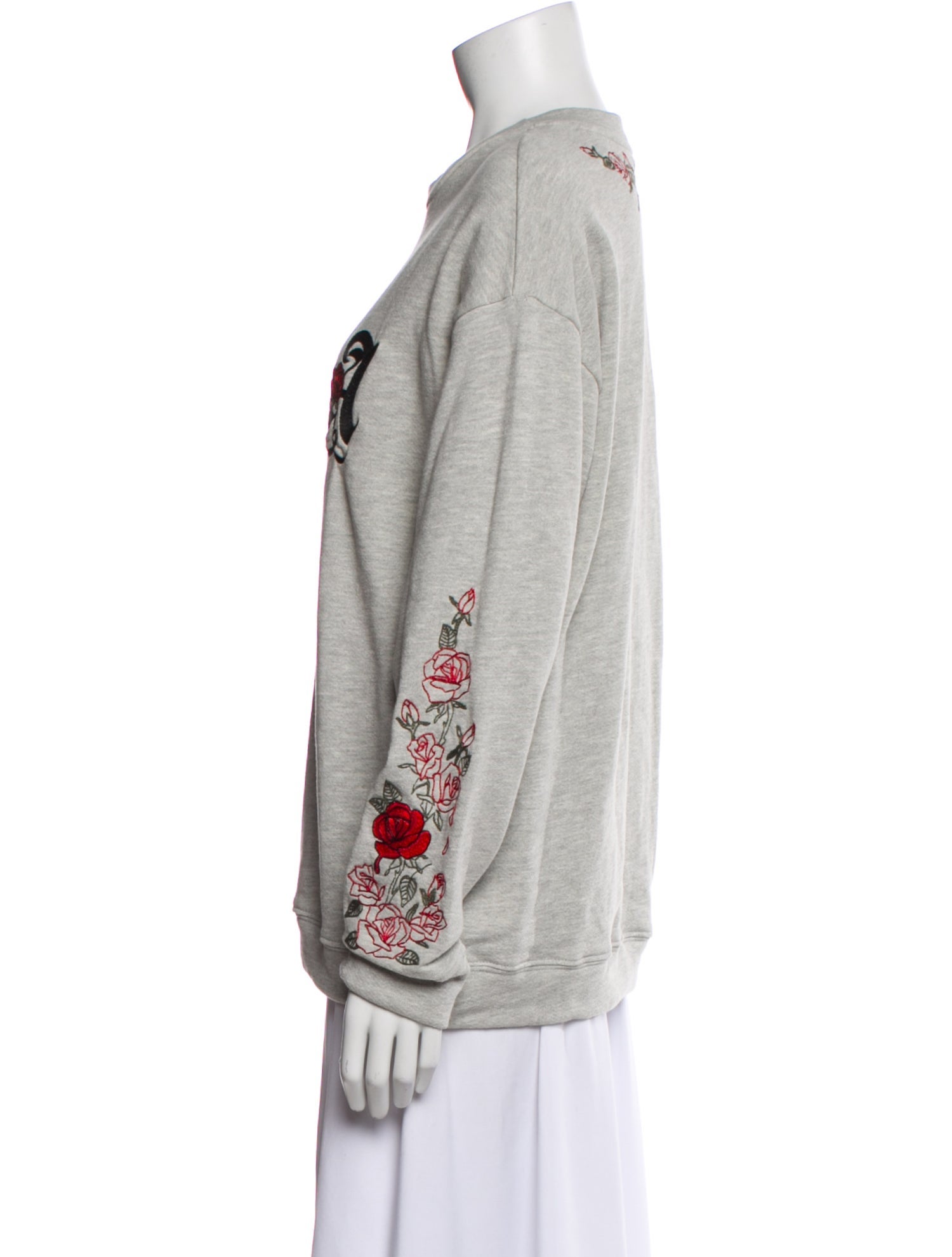 Adaptation Floral Print Crew Neck Sweatshirt