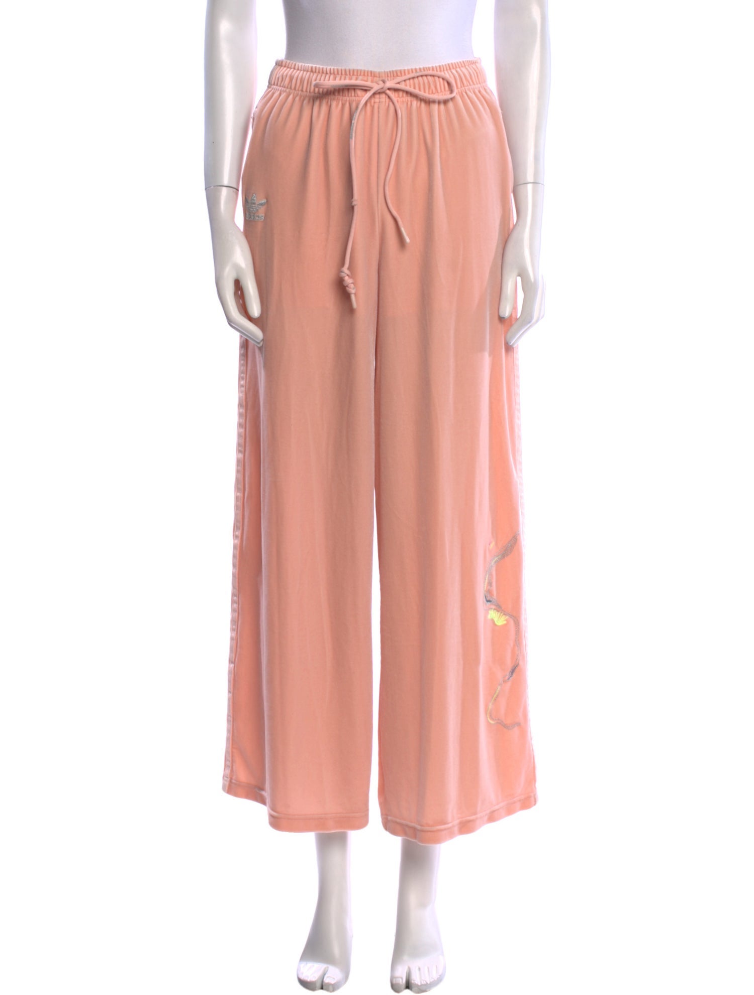 Adidas x Angel Chen Silk Wide Leg Pants