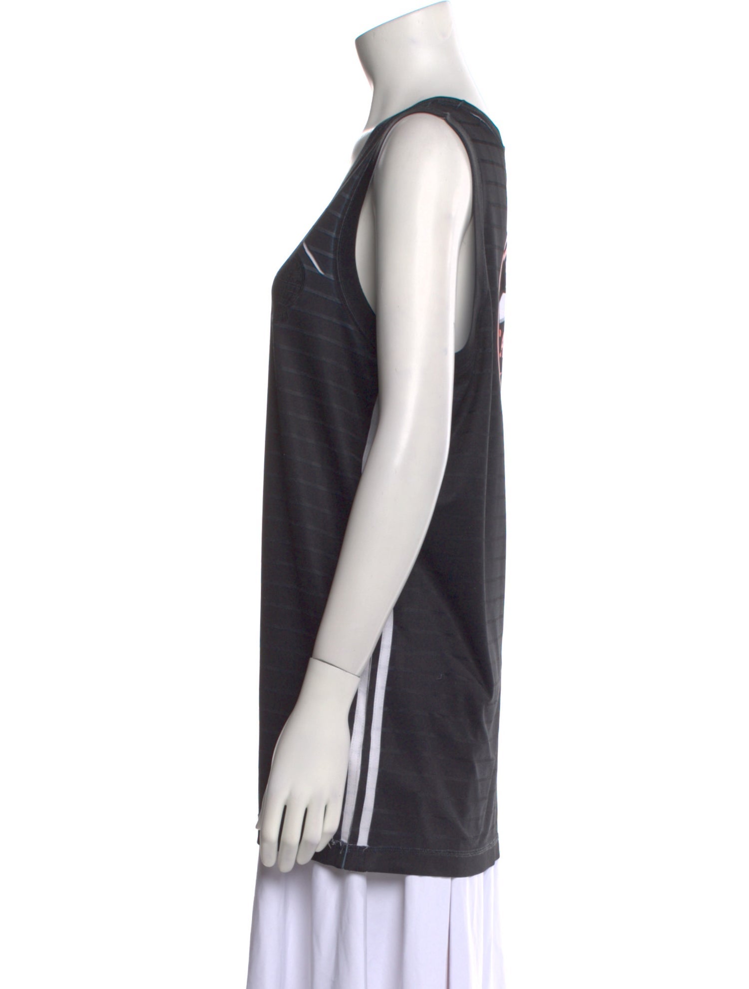 adidas Originals by Alexander Wang Scoop Neck Sleeveless Top