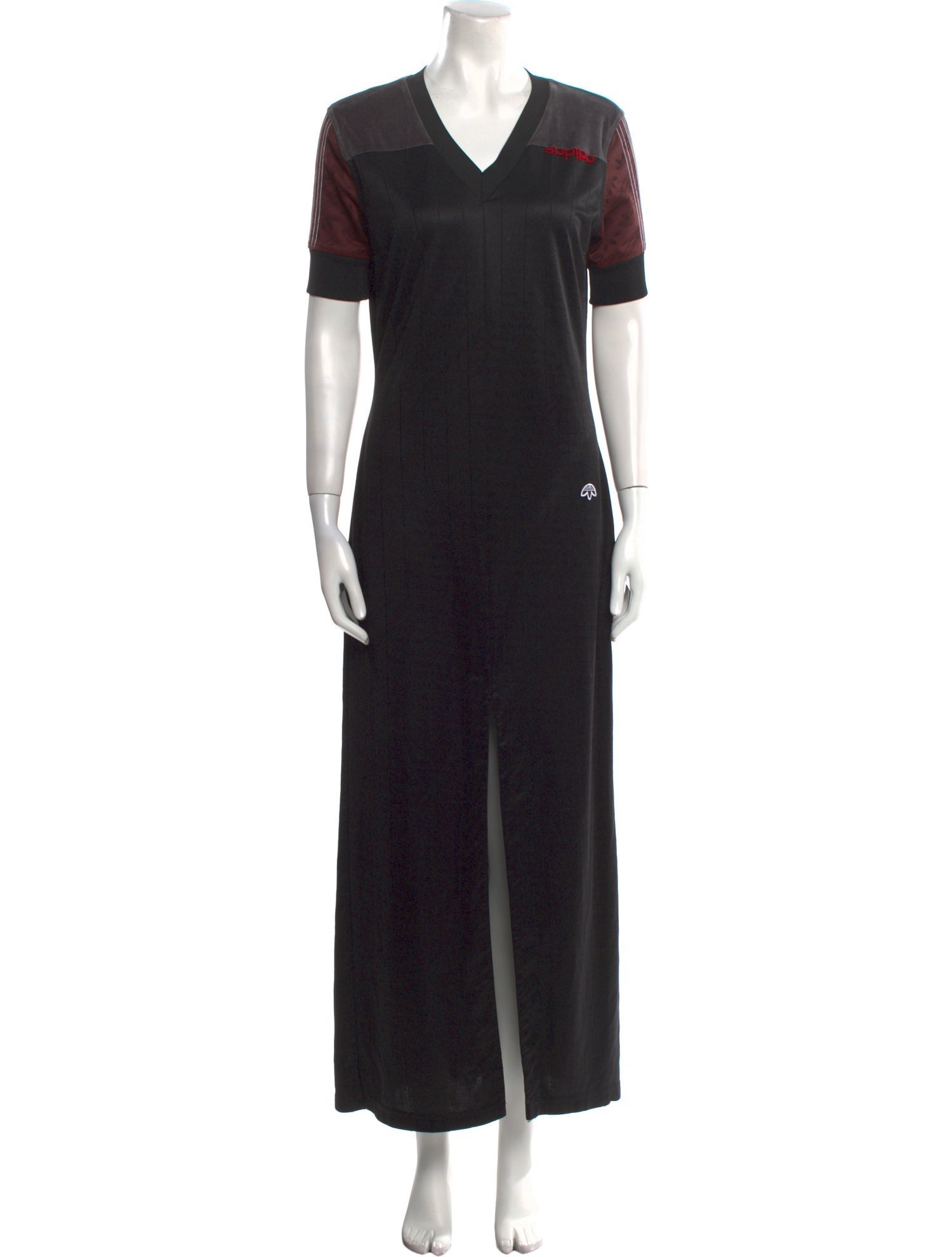 adidas Originals by Alexander Wang V-Neck Long Dress