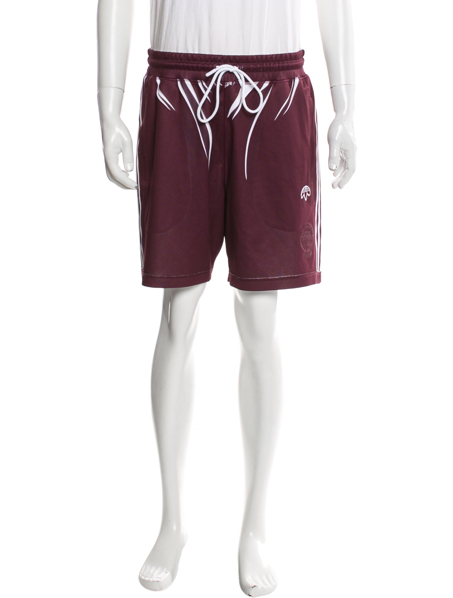 adidas Originals by Alexander Wang Striped Athletic Shorts