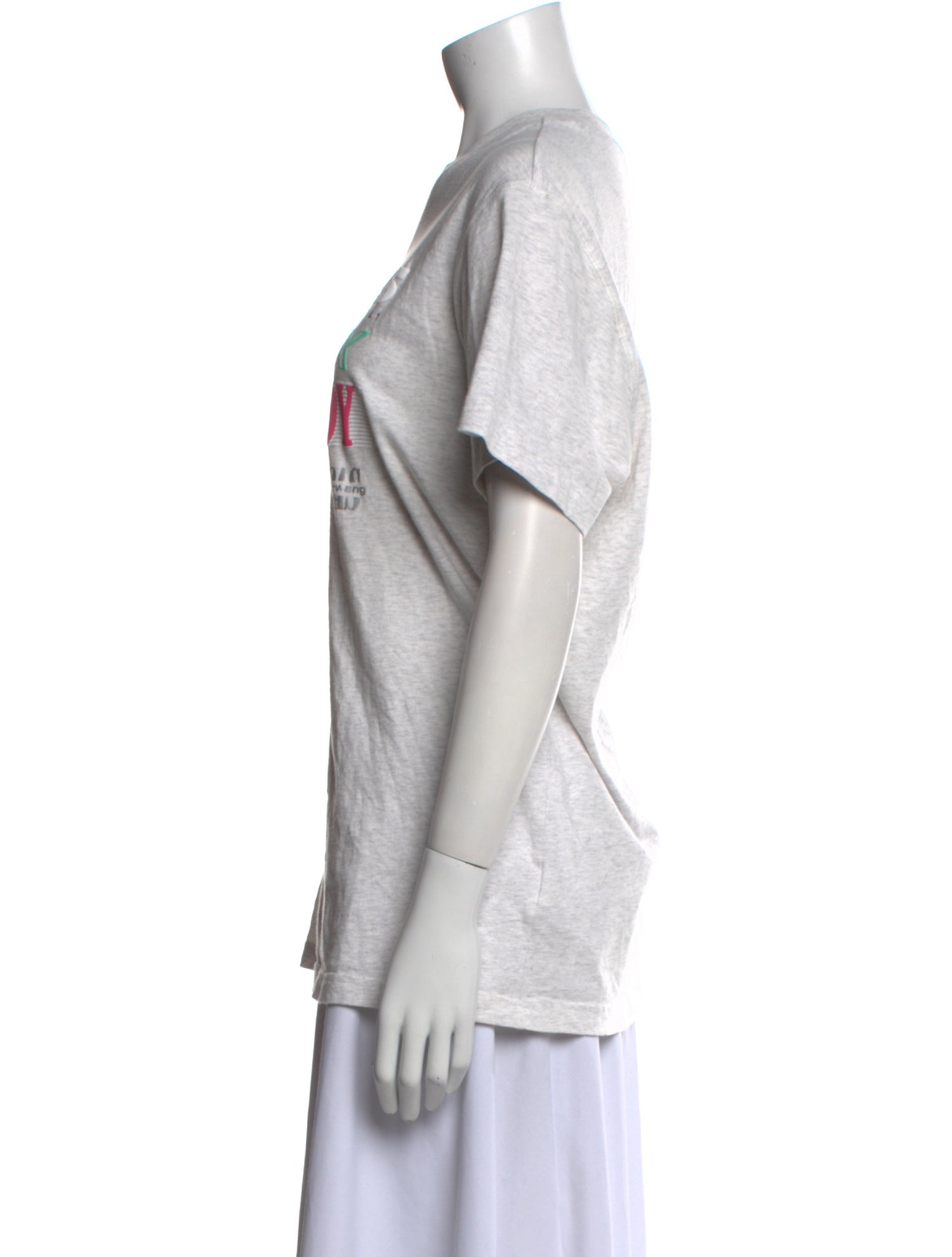 adidas Originals by Alexander Wang Graphic Print Crew Neck T-Shirt