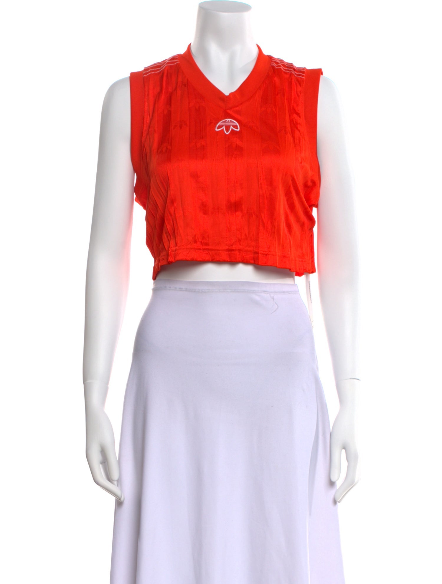 adidas Originals by Alexander Wang V-Neck Sleeveless Crop Top