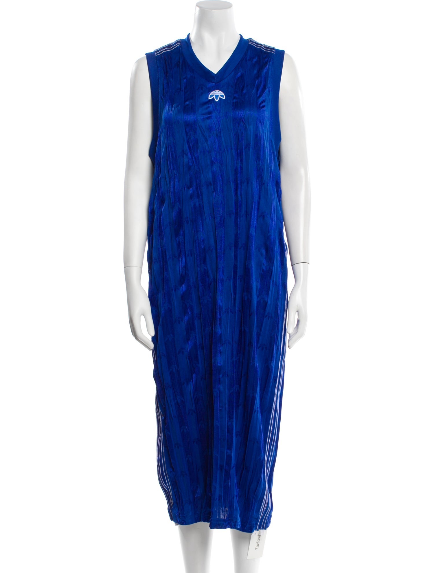 adidas Originals by Alexander Wang V-Neck Midi Length Dress