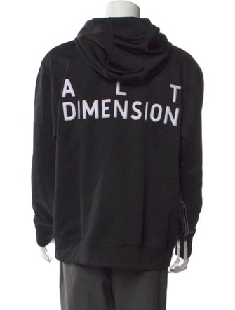 adidas Originals by Alexander Wang Graphic Print Crew Neck Hoodie