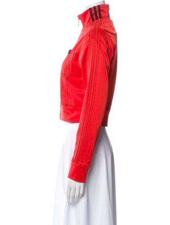 adidas Originals by Alexander Wang Striped Denim Jacket