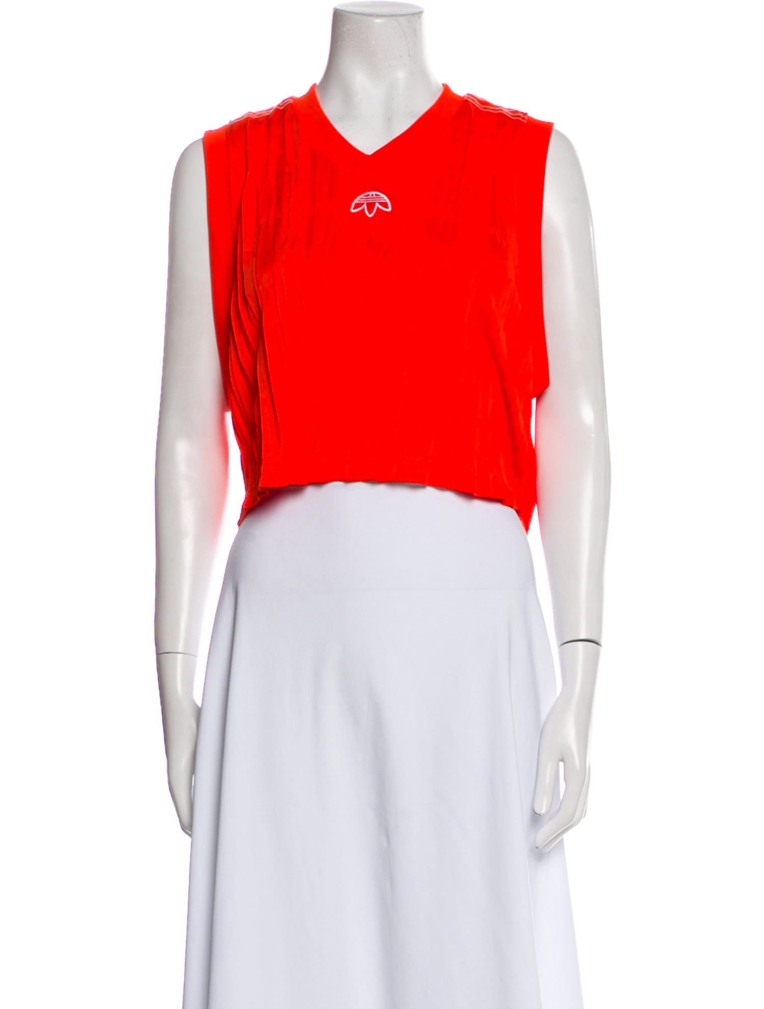 adidas Originals by Alexander Wang V-Neck Sleeveless Crop Top