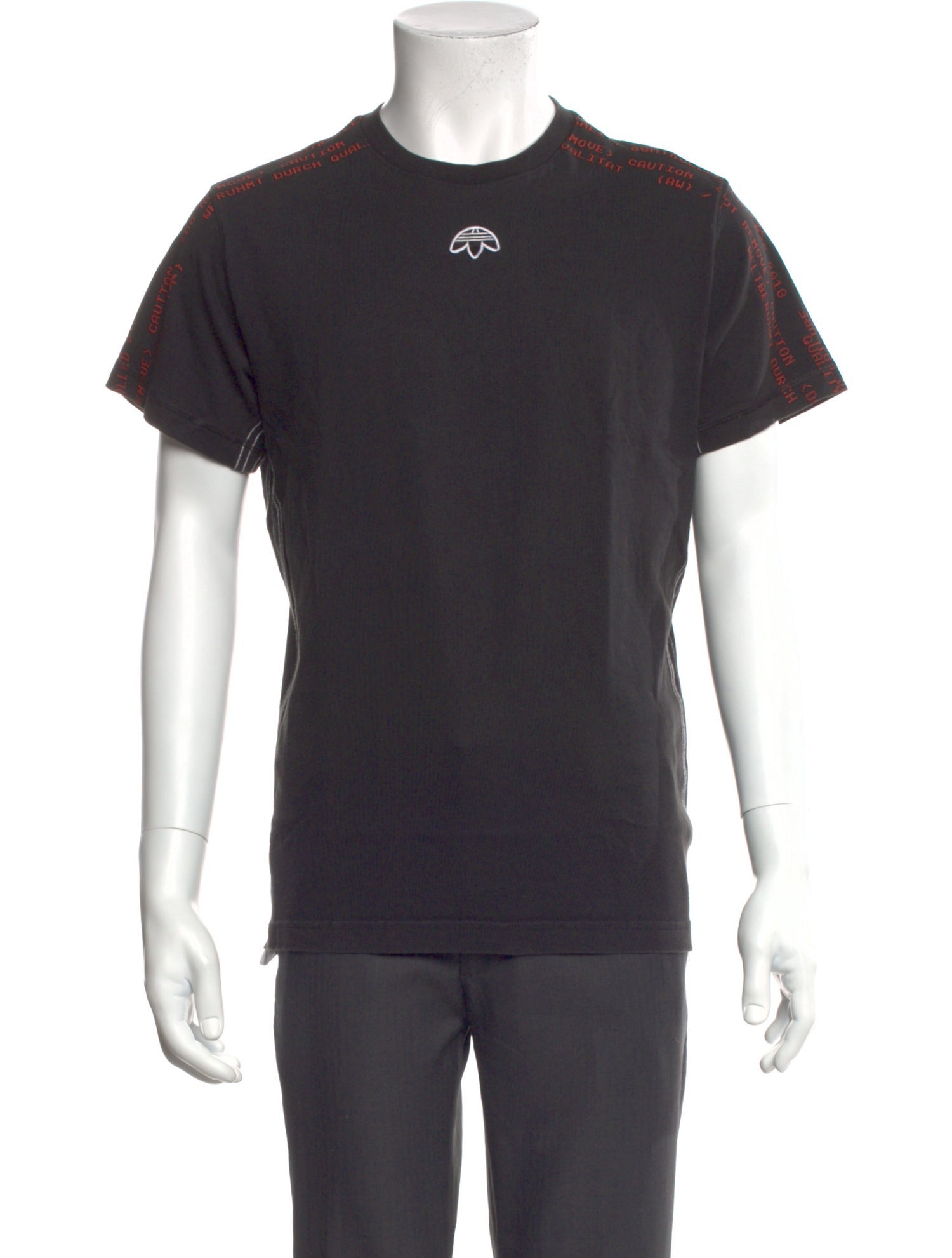 adidas Originals by Alexander Wang Graphic Print Crew Neck T-Shirt