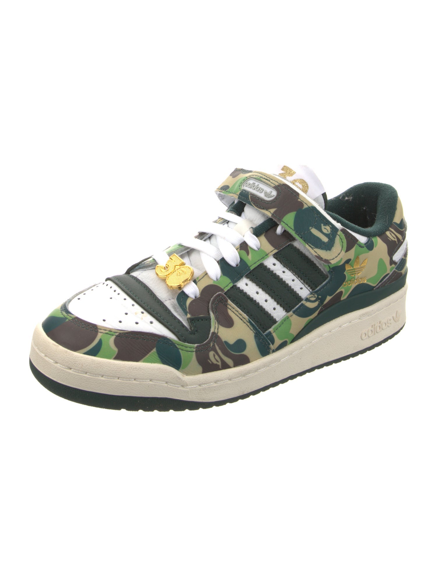 adidas x BAPE Forum 84 Low 30th Anniversary Camo Athletic Sneakers