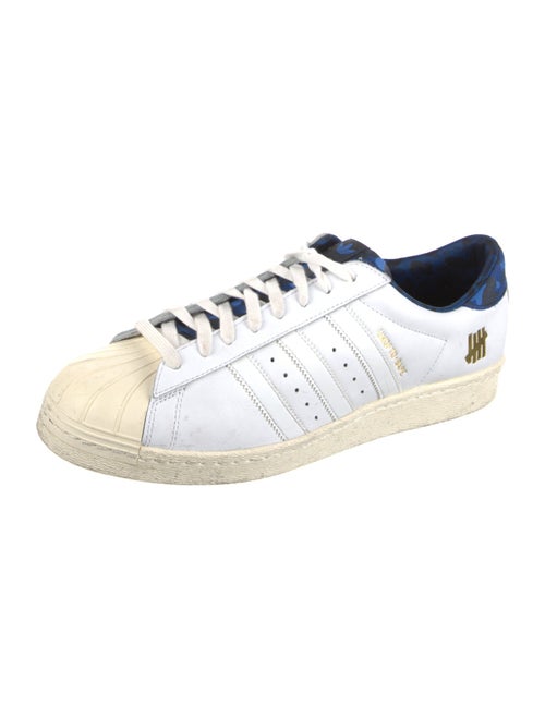adidas x BAPE x A Bathing Ape x Undefeated Superstars 80v 'White Blue' Sneakers