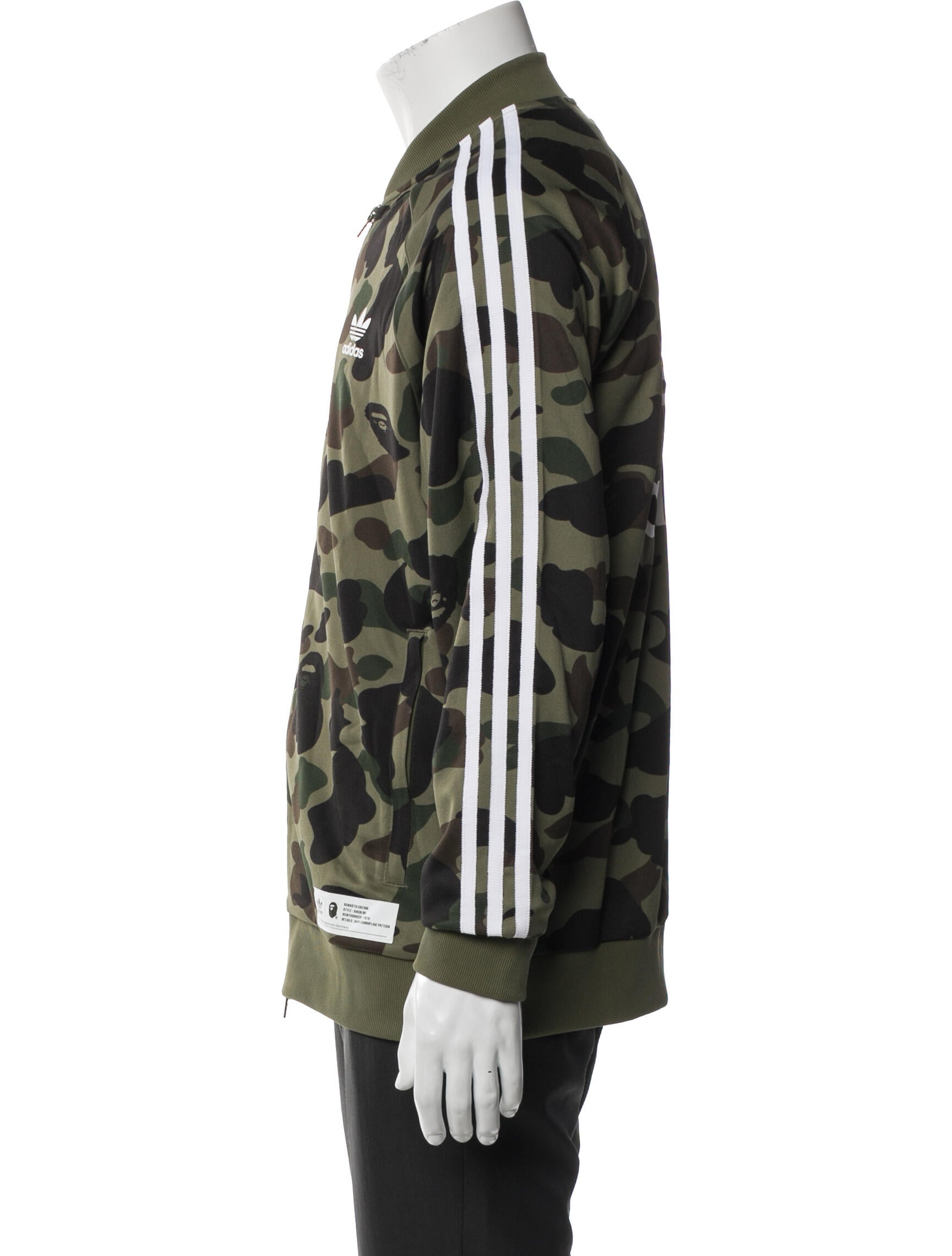 adidas x BAPE Track Camouflage Print Utility Jacket w/ Tags