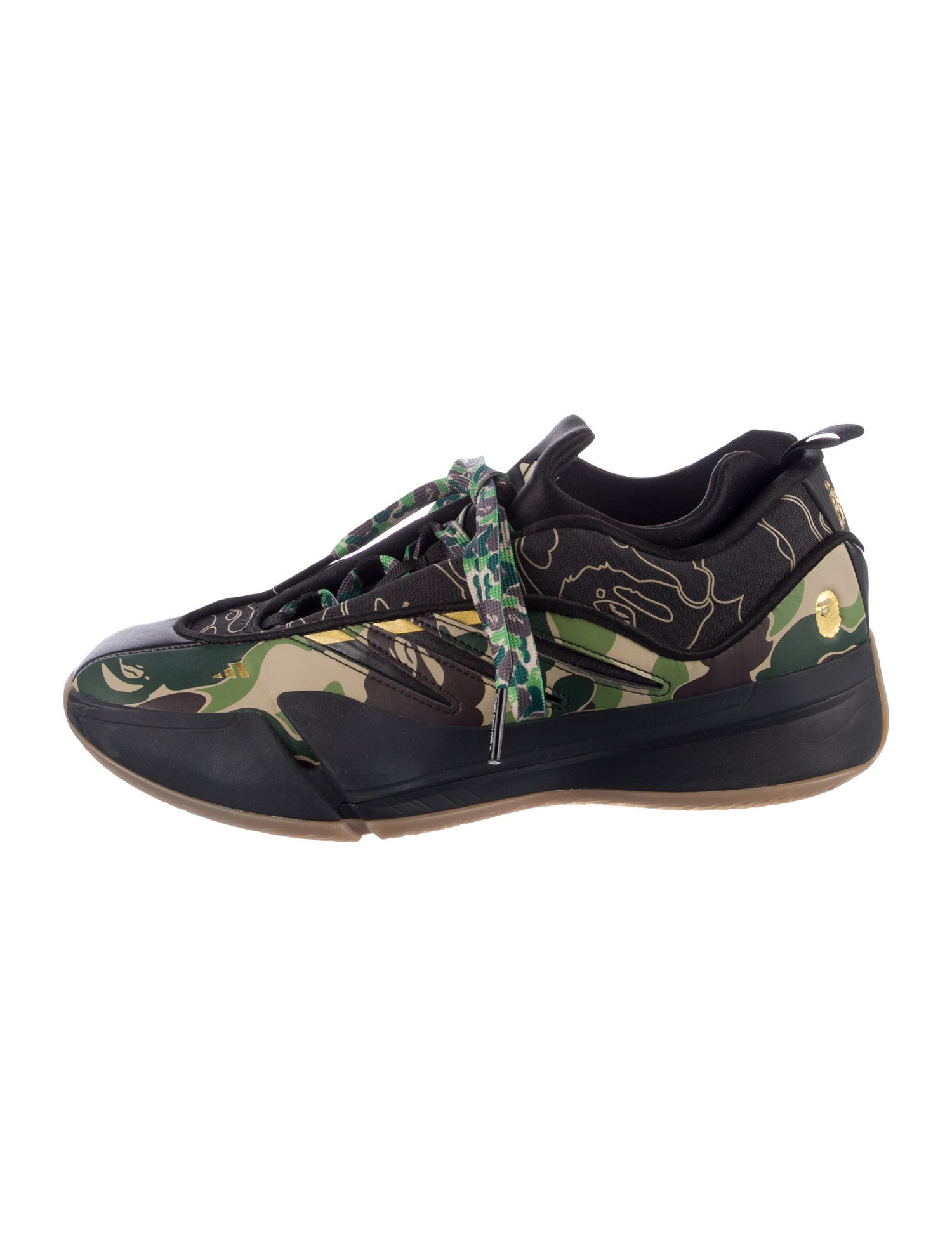 adidas x BAPE Dame 9 Athletic Sneakers