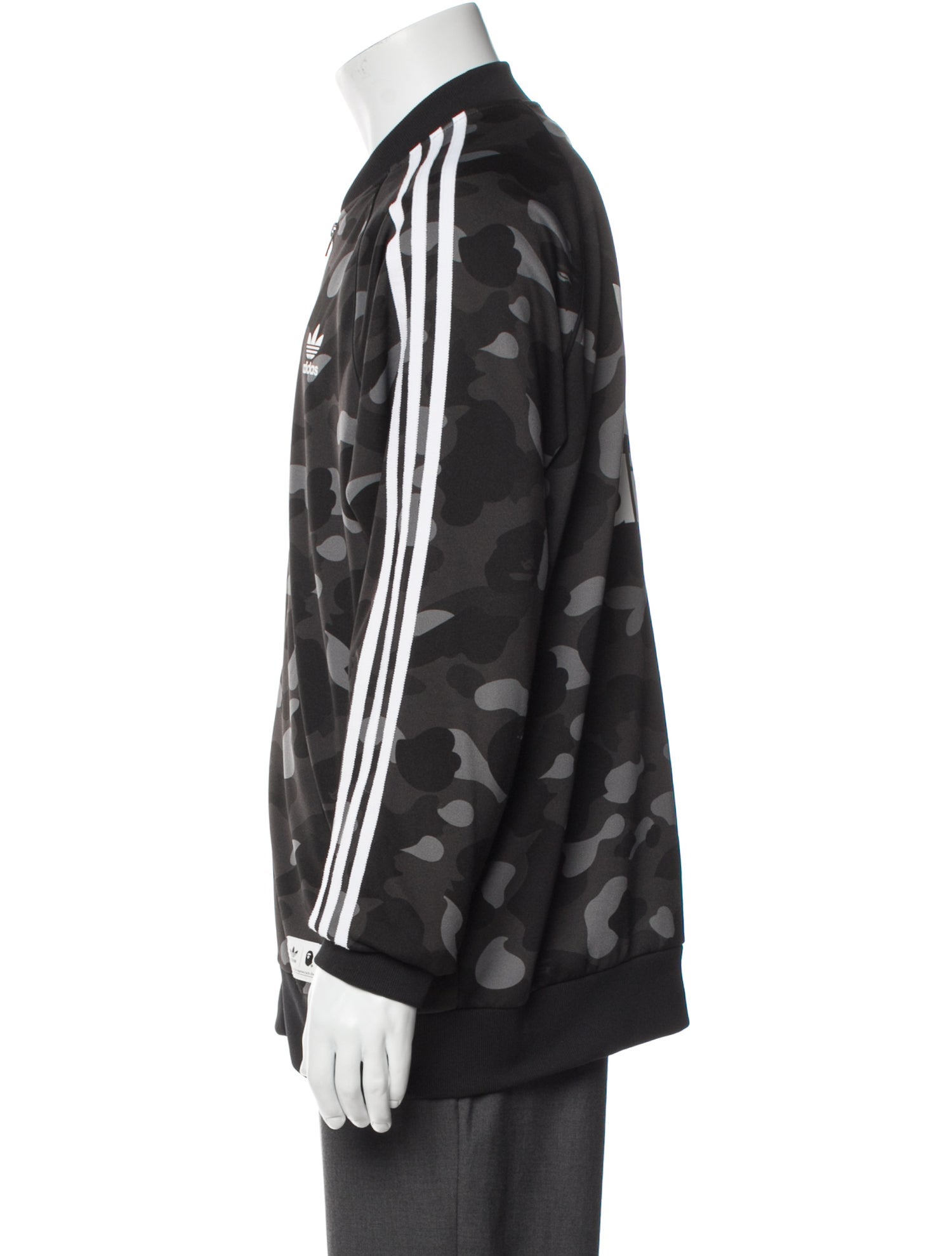 adidas x BAPE Camo Track Striped Utility Jacket