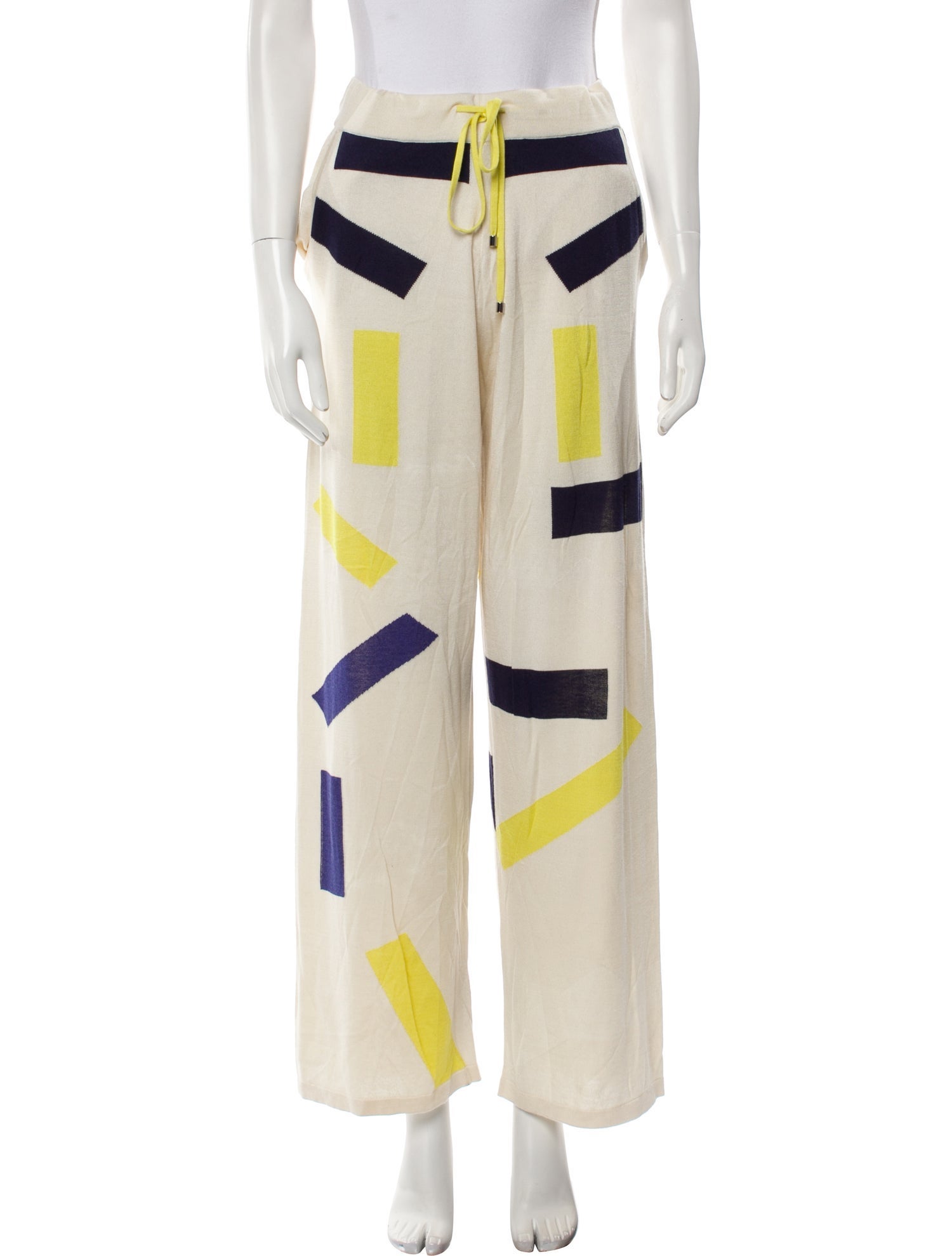 Adrian Cashmere Silk Printed Sweatpants