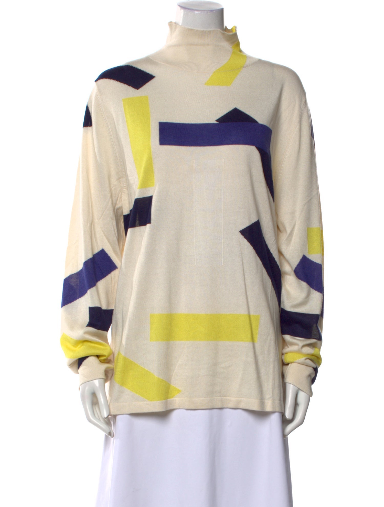 Adrian Cashmere Silk Printed Sweater