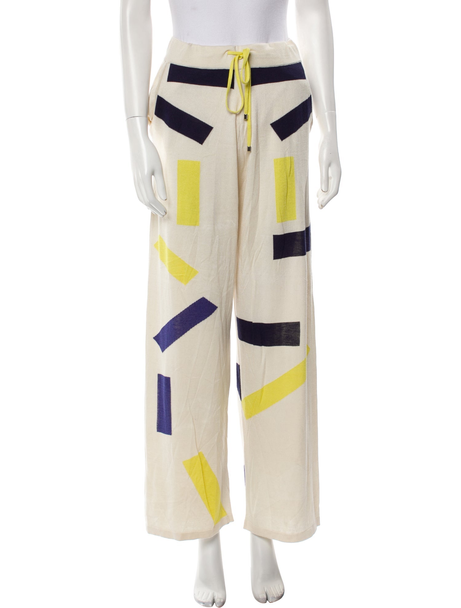 Adrian Cashmere Silk Printed Sweatpants