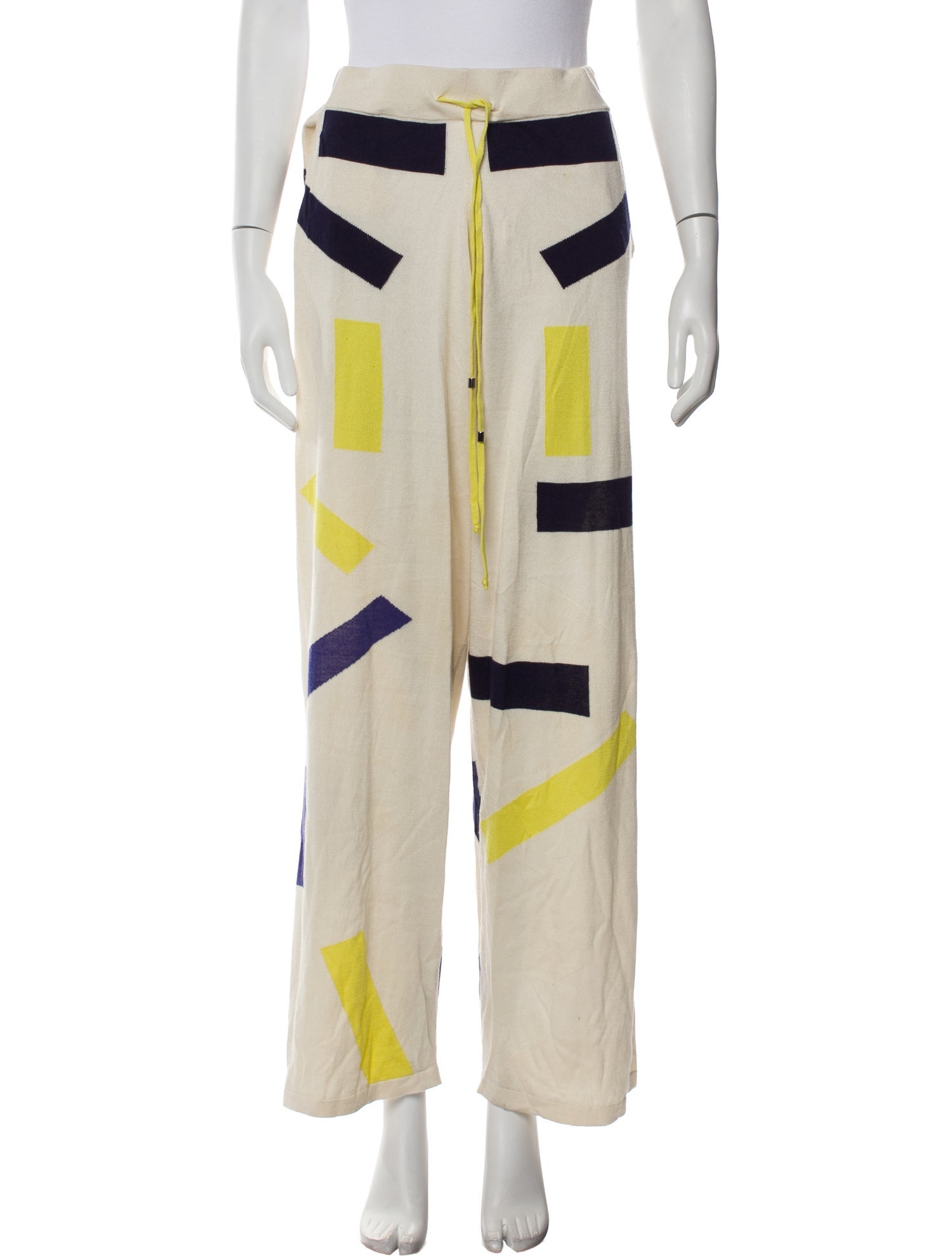 Adrian Cashmere Silk Printed Sweatpants