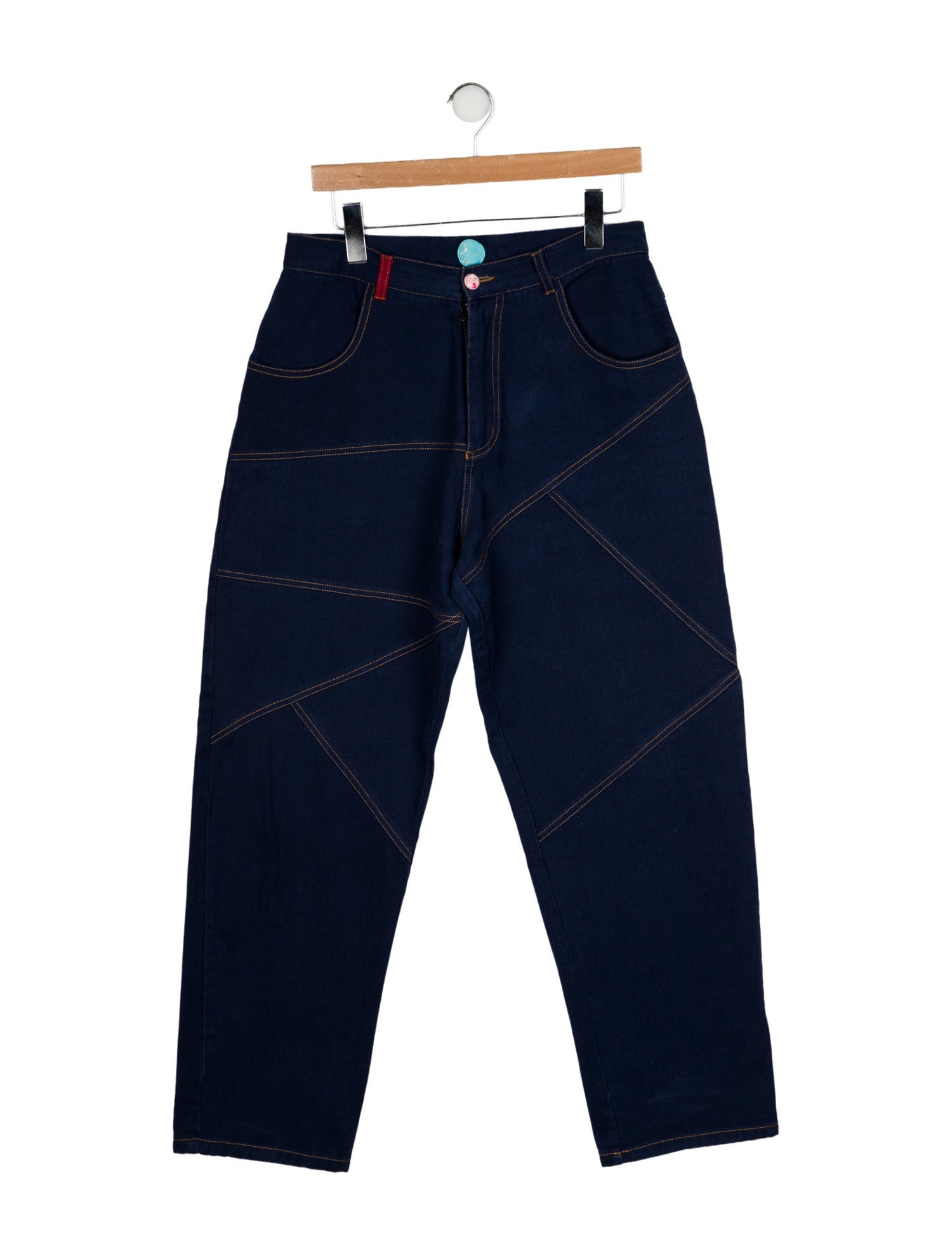 Adrian Cashmere High-Rise Wide Leg Jeans