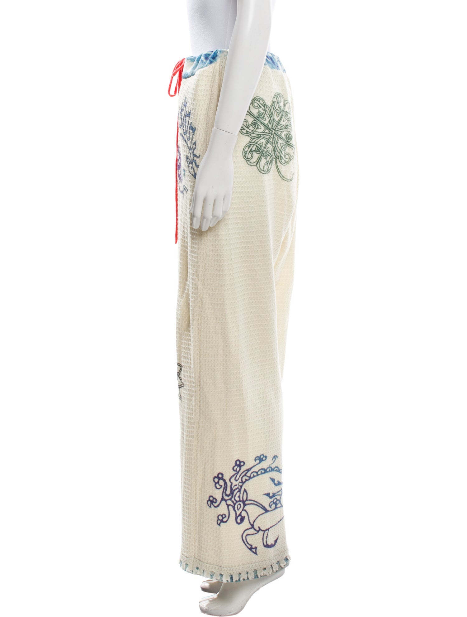 Adrian Cashmere Cashmere Printed Sweatpants